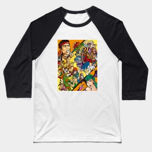 Street Fighter VS Darkstalkers Baseball T-Shirt